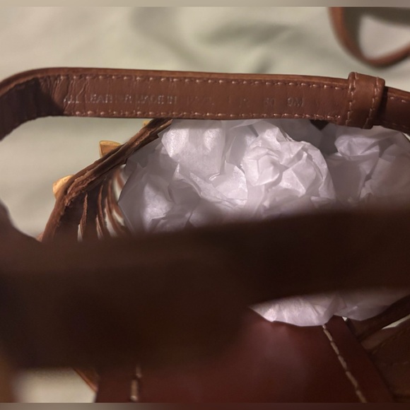 Tory Burch Brown Gladiator Sandals With Gold Studs - Picture 5 of 9